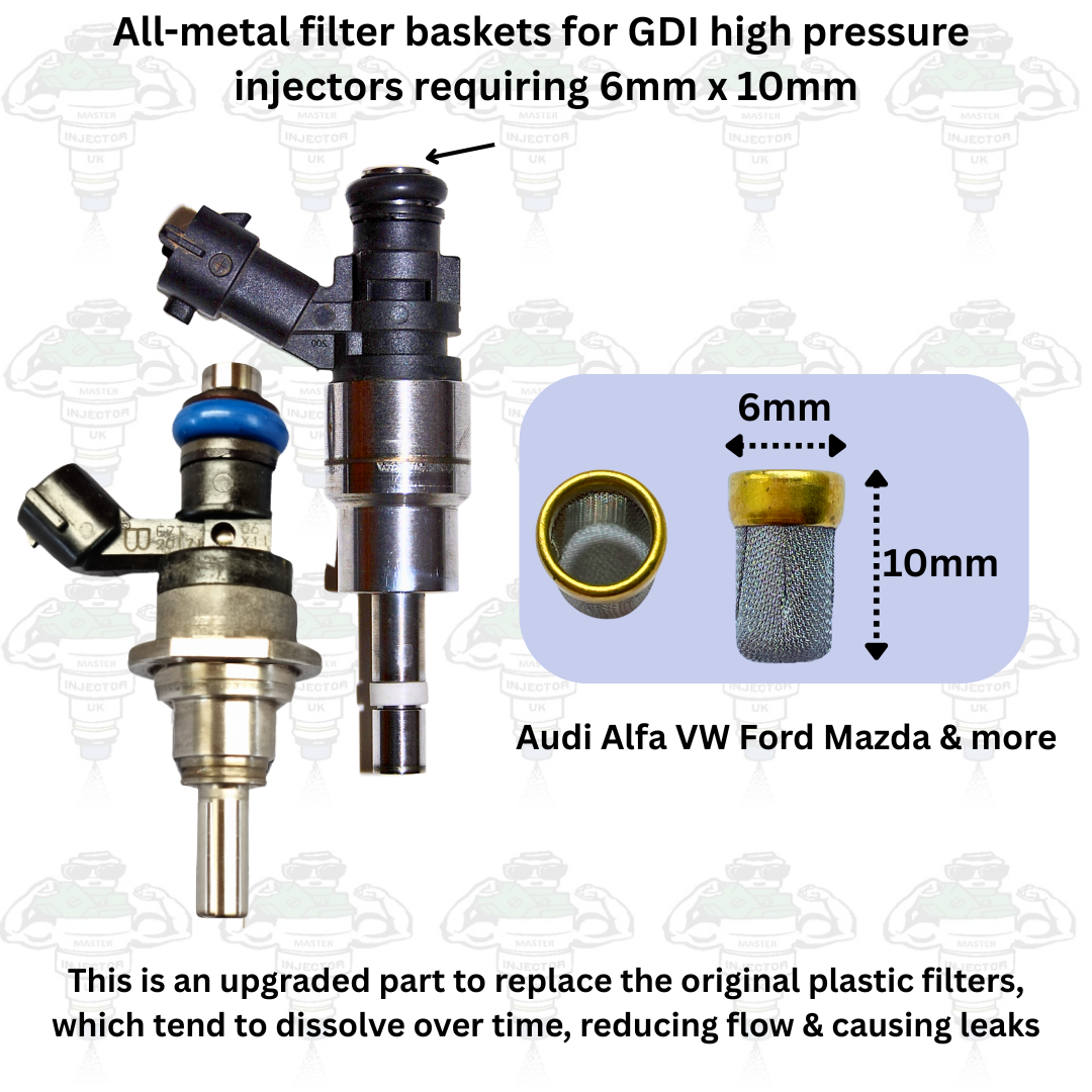 Injector Filter For GDI FSI TFSI High Pressure Injectors 6mm x 10mm