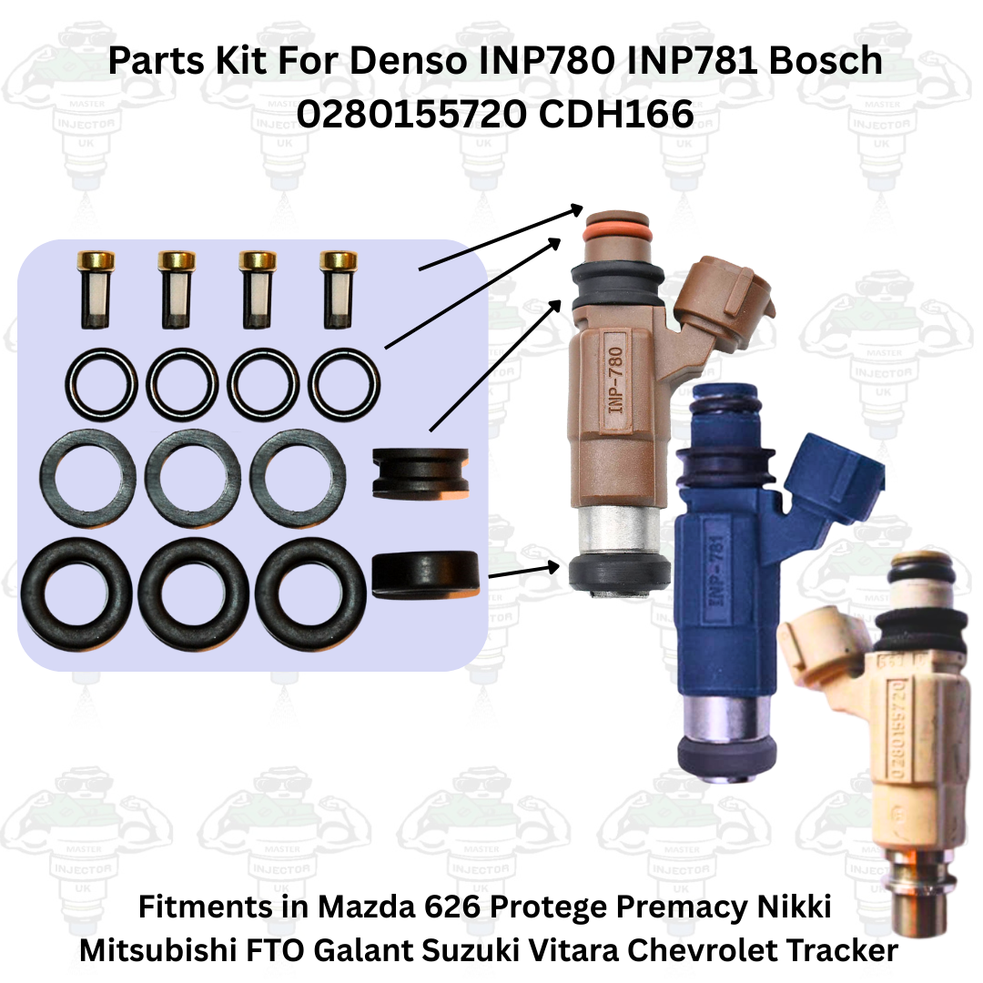 Parts Kit For Denso INP780 INP781 & Bosch 0280155720 EV6 Injectors - Kit 29