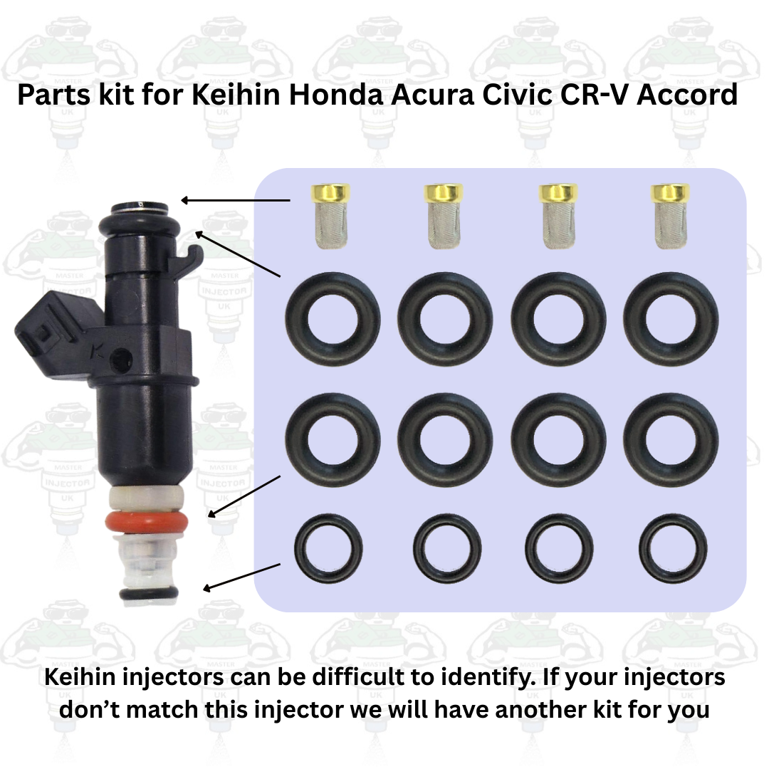 Parts Kit For Later Series Keihin Injectors Fitted In Honda Acura Civic CR-V Accord - Kit 102