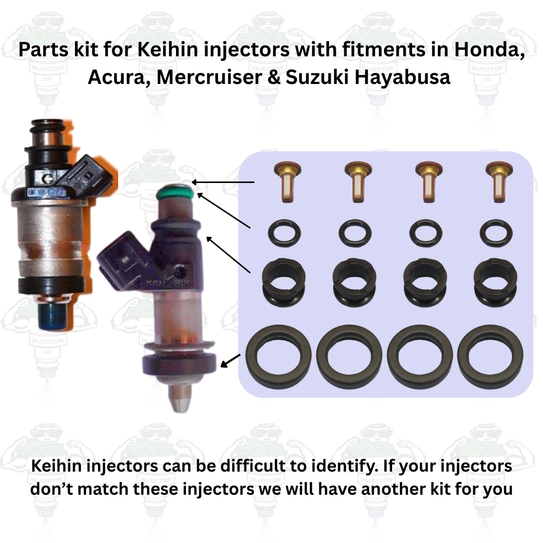 Parts Kit For Keihin Injectors Fitted In Honda, Acura, Mercruiser & Suzuki Hayabusa - Kit 14