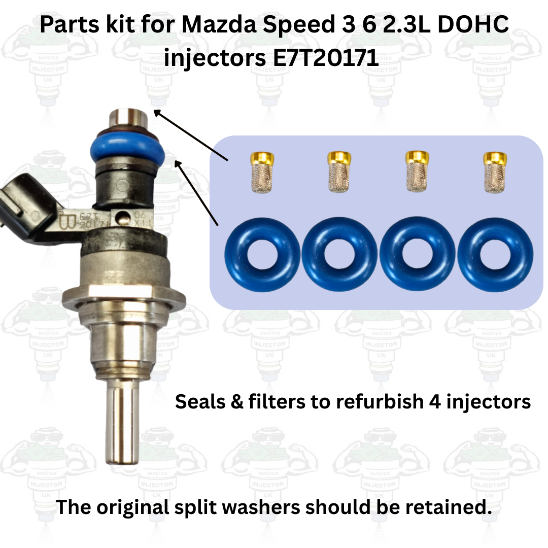 Seals & Filters Kit For Mazda Speed 3 6 2.3L DOHC With E7T20171 Injectors - Kit 200
