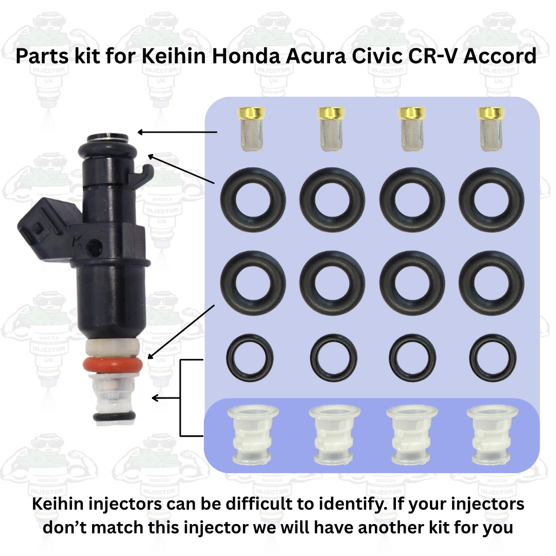 Parts Kit For Later Series Keihin Injectors Fitted In Honda Acura Civic CR-V Accord - Kit 206
