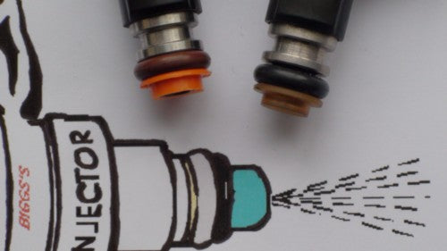 Parts Kit For Bosch 0280155 0280156 EV6 Injectors Featuring Stepped Pintle Retainers 4 Cylinders - Kit 19