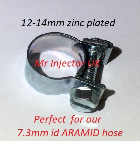 High Pressure Fuel Hose Clips 12-14mm 10 Pack