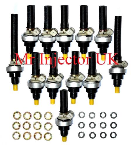 Jaguar V12 HE Fuel Injector Set Bosch 0280150161
