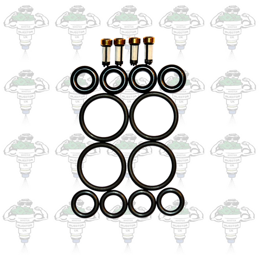 Bosch Compatible 4 Cylinder Viton Seal Kit for 0280155750 Injectors - Kit 153