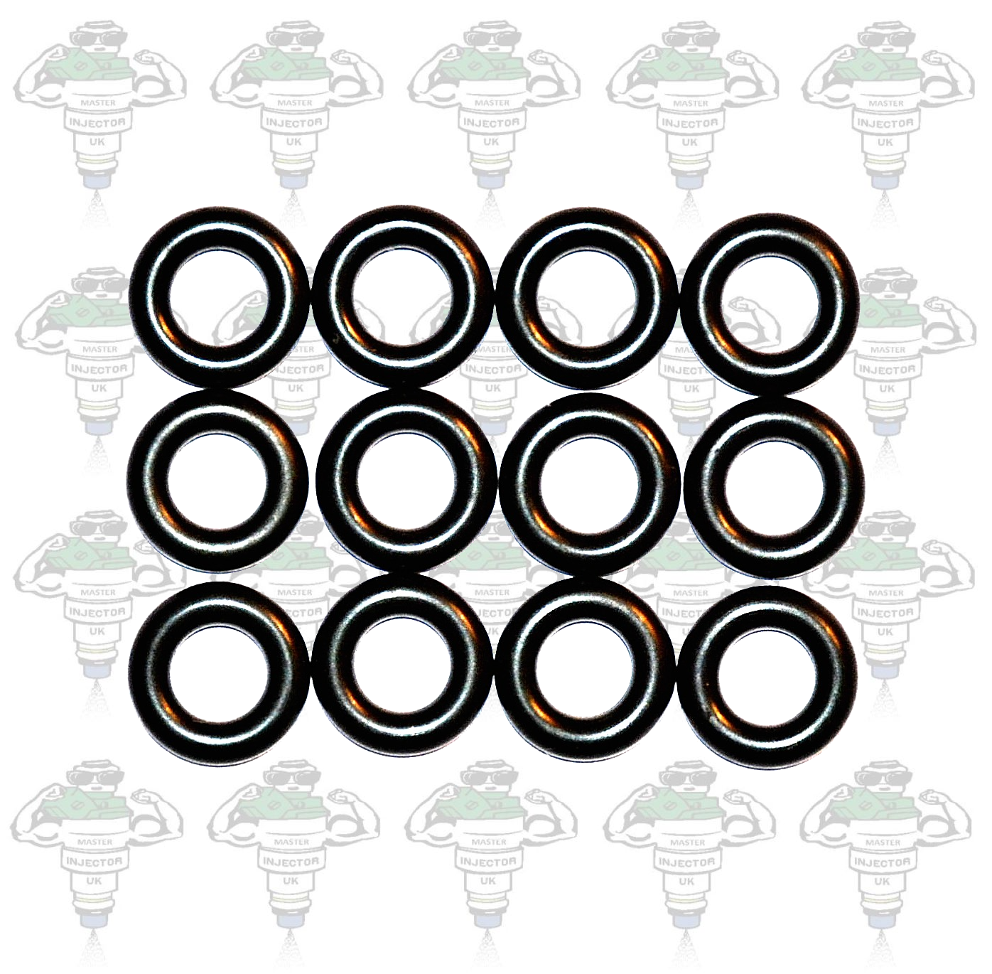 BMW Compatible 6 Cylinder Fuel Injector Seals 14.5mm Seal Size - Kit 53