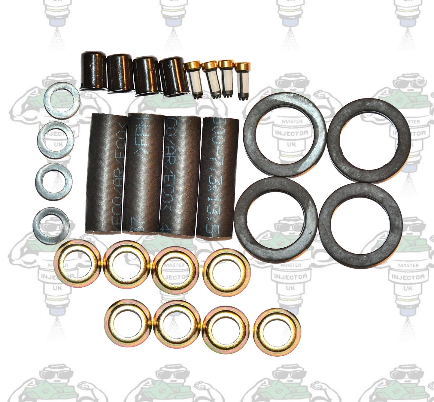 Alfa Romeo Spider 1990-1994 Compatible Fuel Injector Service Kit For 0280150764