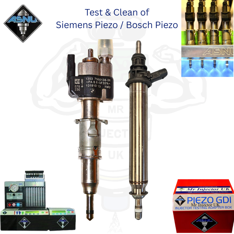 BMW Siemens Piezo & Mercedes Bosch Piezo Injector Test & Clean