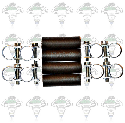 Bosch EV1 D Jetronic series 0280150--- Compatible Fuel Injector Hose & Clips 4 Cylinder Kit - Kit 94