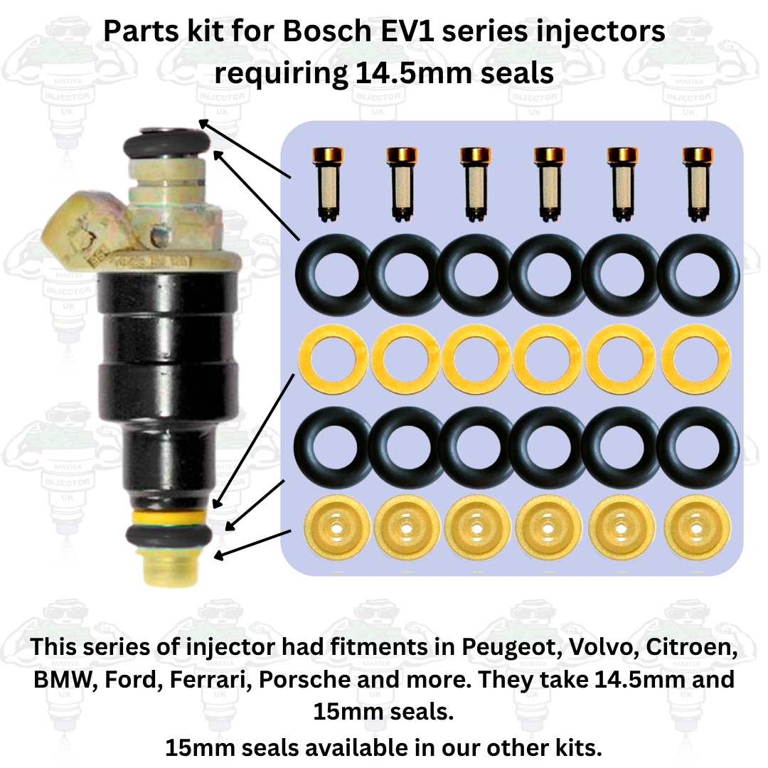 Injector Files Service Kit For Bosch 0280150 EV1 Series Injectors Featuring Filters ...