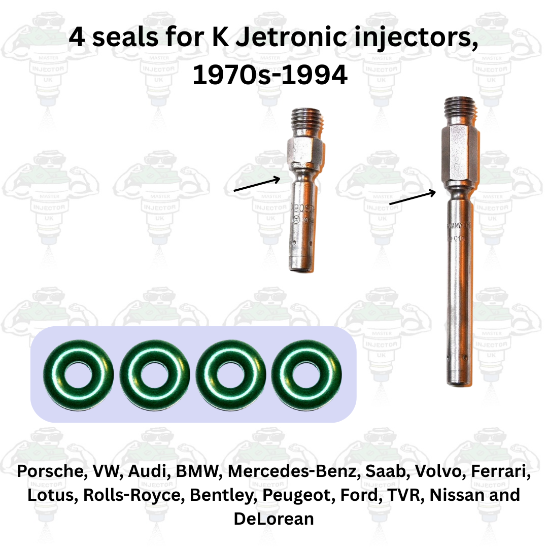 K Jetronic Viton Injector Seals x4 For Bosch 0437502 Series 1970s-1994 - Kit 11
