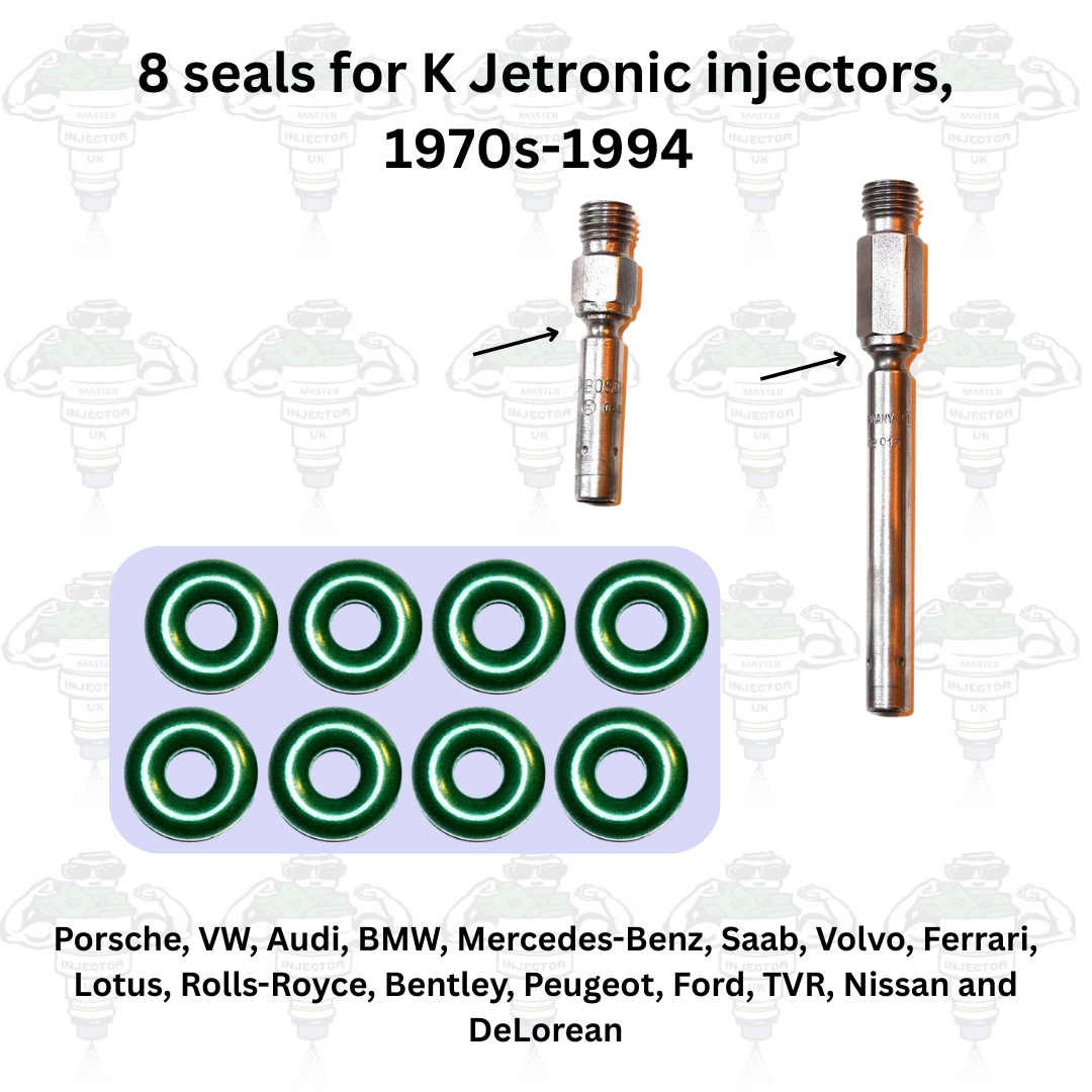 K Jetronic Viton Injector Seals x8 For Bentley Bosch 0437502 Series - Kit 13