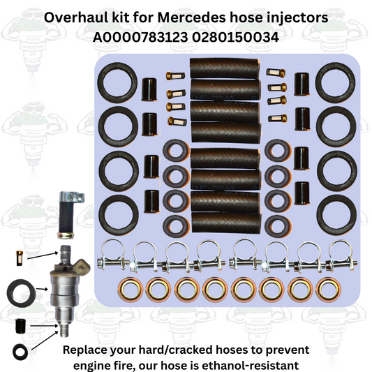 Overhaul Kit For Mercedes Benz V8 0280150034 0280150036 A0000783123 Injectors - Kit 189