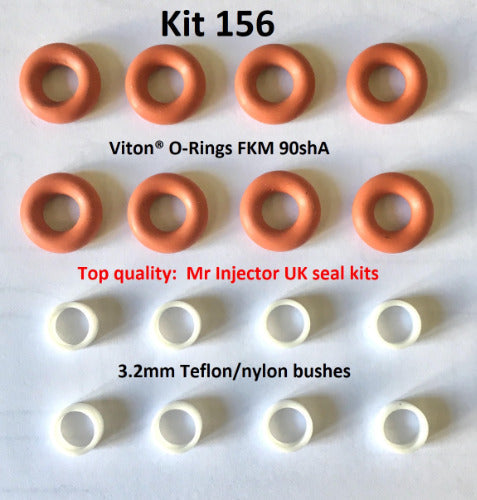 Bosch 0261500 Compatible Later Series Injector Seal Kit 13mm Seals 8 Cylinder - Kit 156