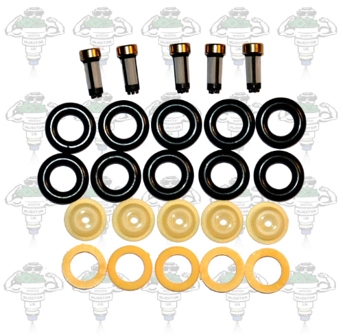 Bosch 0280150 Series Compatible 5 Cylinder Injector Seals - Kit 26