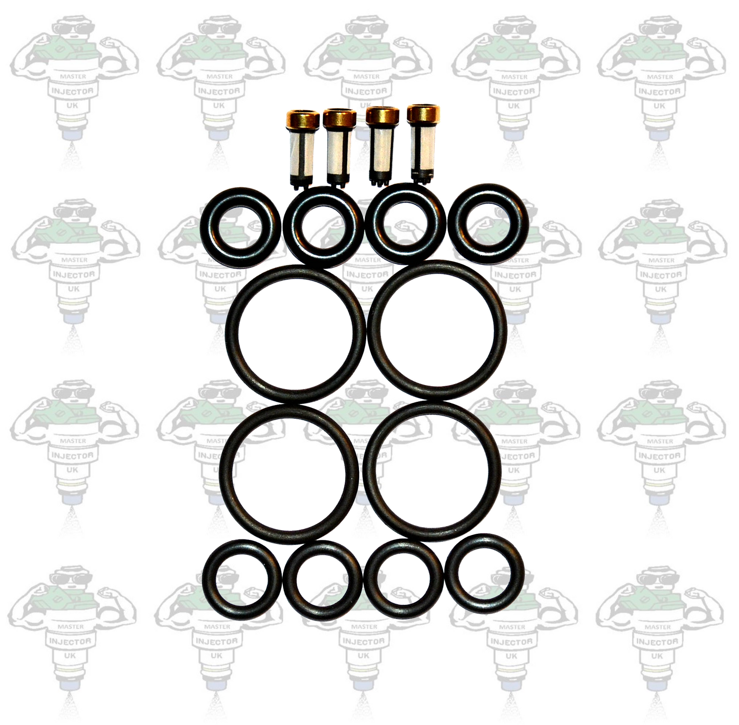 Bosch Compatible 4 Cylinder Viton Seal Kit for 0280155750 Injectors - Kit 153