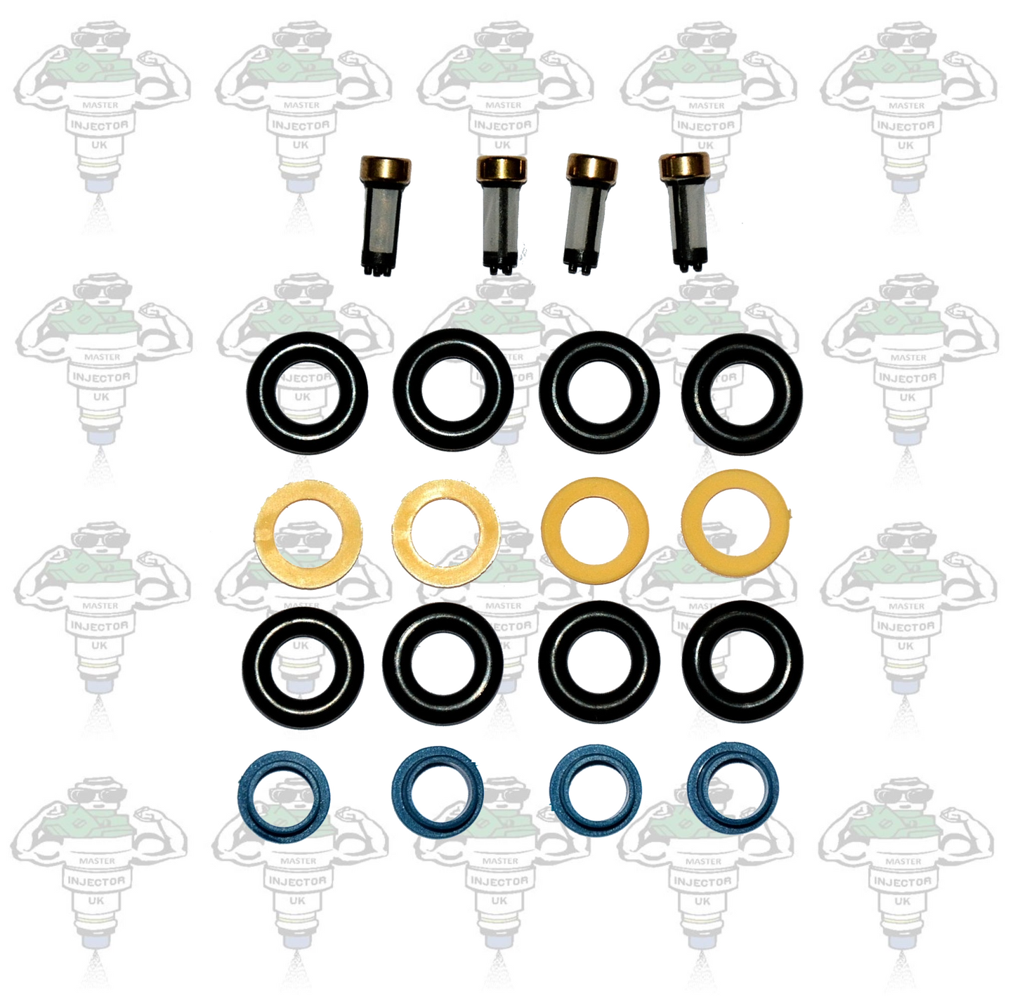 Bosch 0280150 Compatible Fuel Injector Service Kit - Kit 16