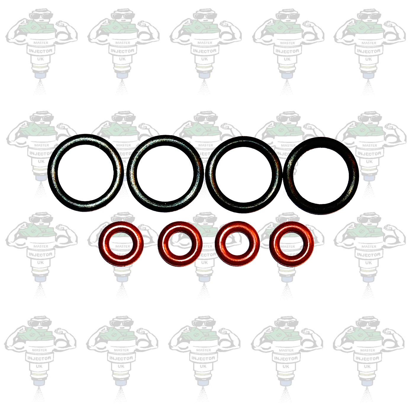 198177 Ford Denso Siemens Compatible Side Feed Injector Seal Kit - Kit 32 – Mr ...