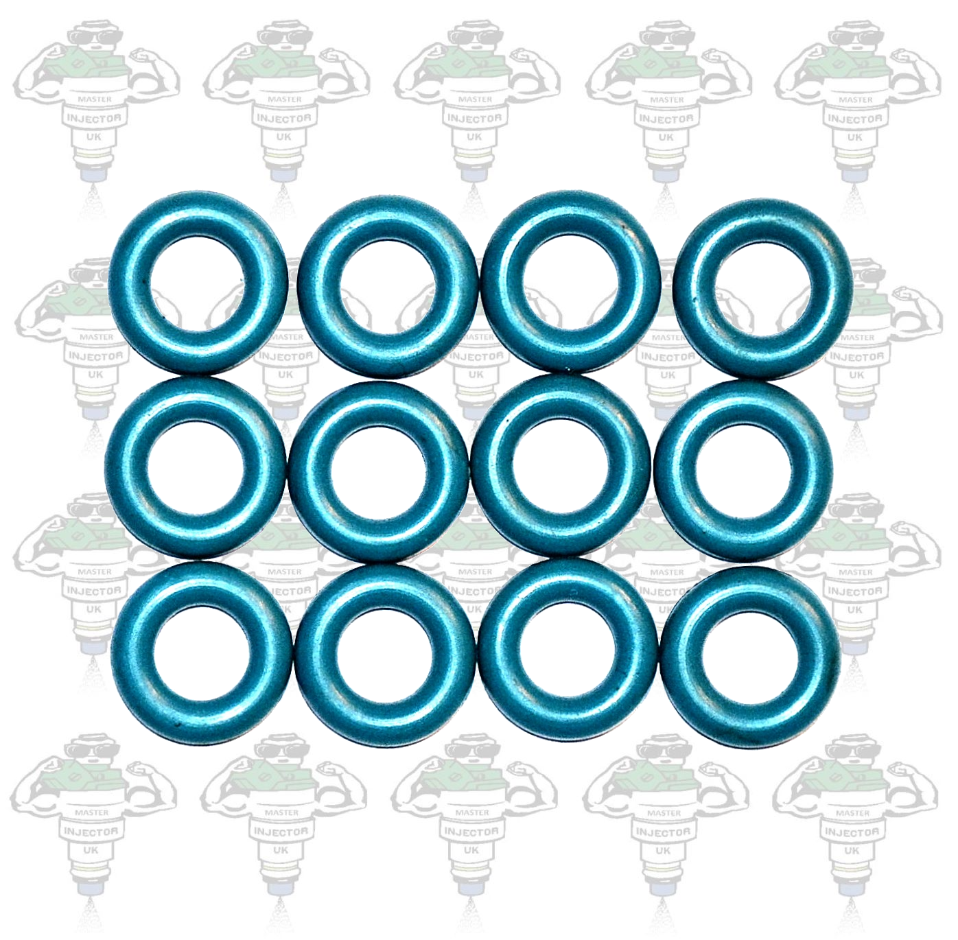 BMW Compatible 6 Cylinder Fuel Injector Seals 15mm Seal Size - Kit 54 ...