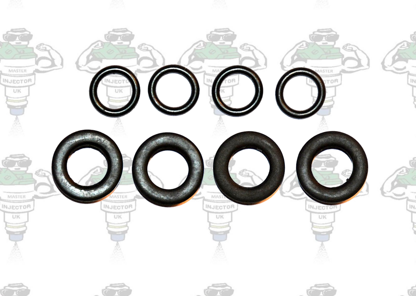 Hyundai Compatible 4 Cylinder Top Fuel Injector Seal Kit Seal Size 13mm - Kit 63